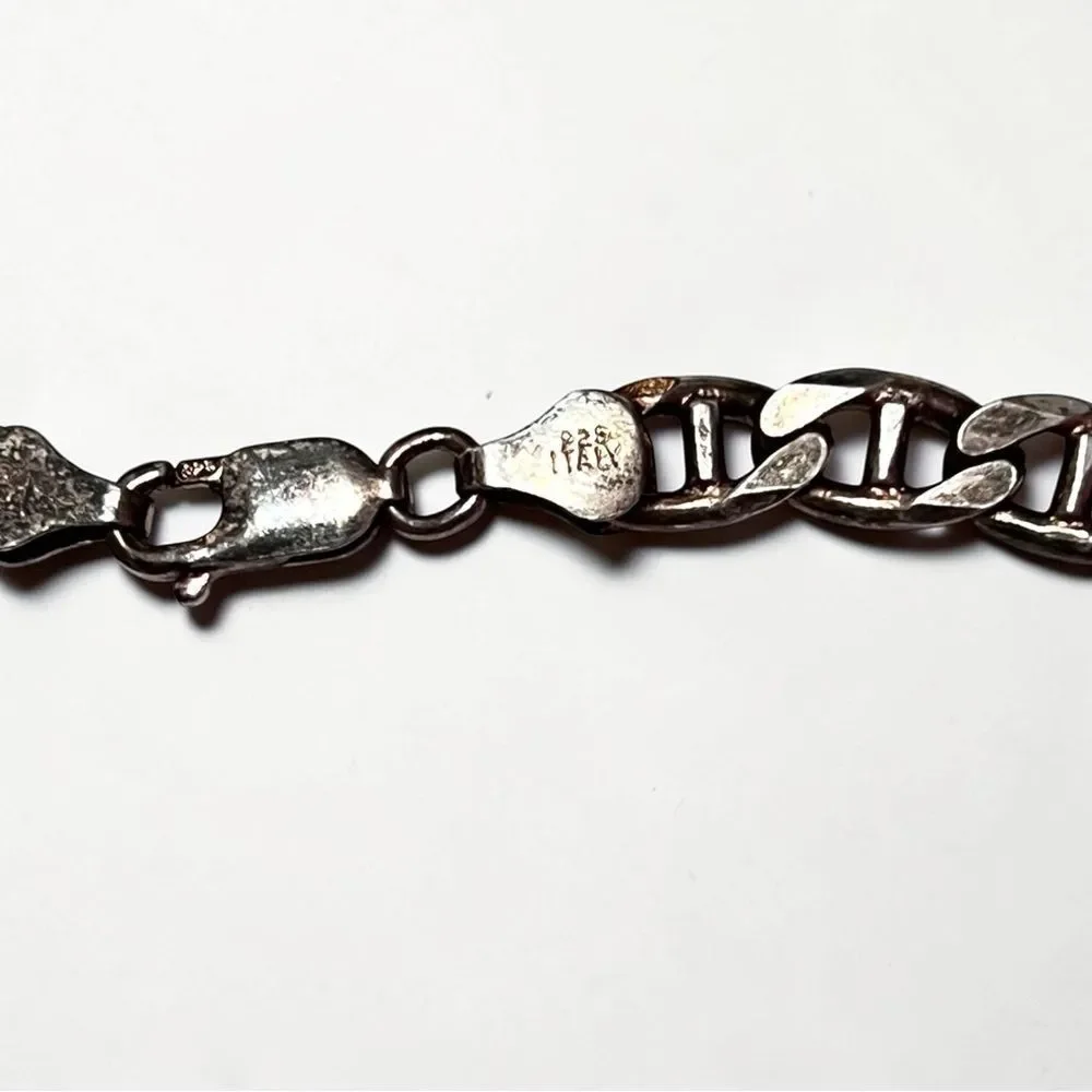 Sterling Silver 7MM Cuban 20” Chain Necklace